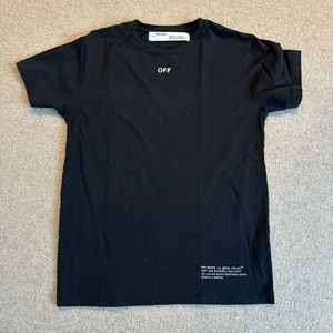 ‼️SOLD‼️ Off white reflective logo tee